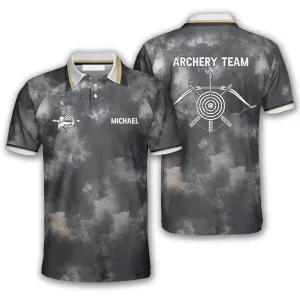 3D All Over Print Archery Tie dye Pattern Custom Archery Shirts For Men, Idea Gift for Archery Lover