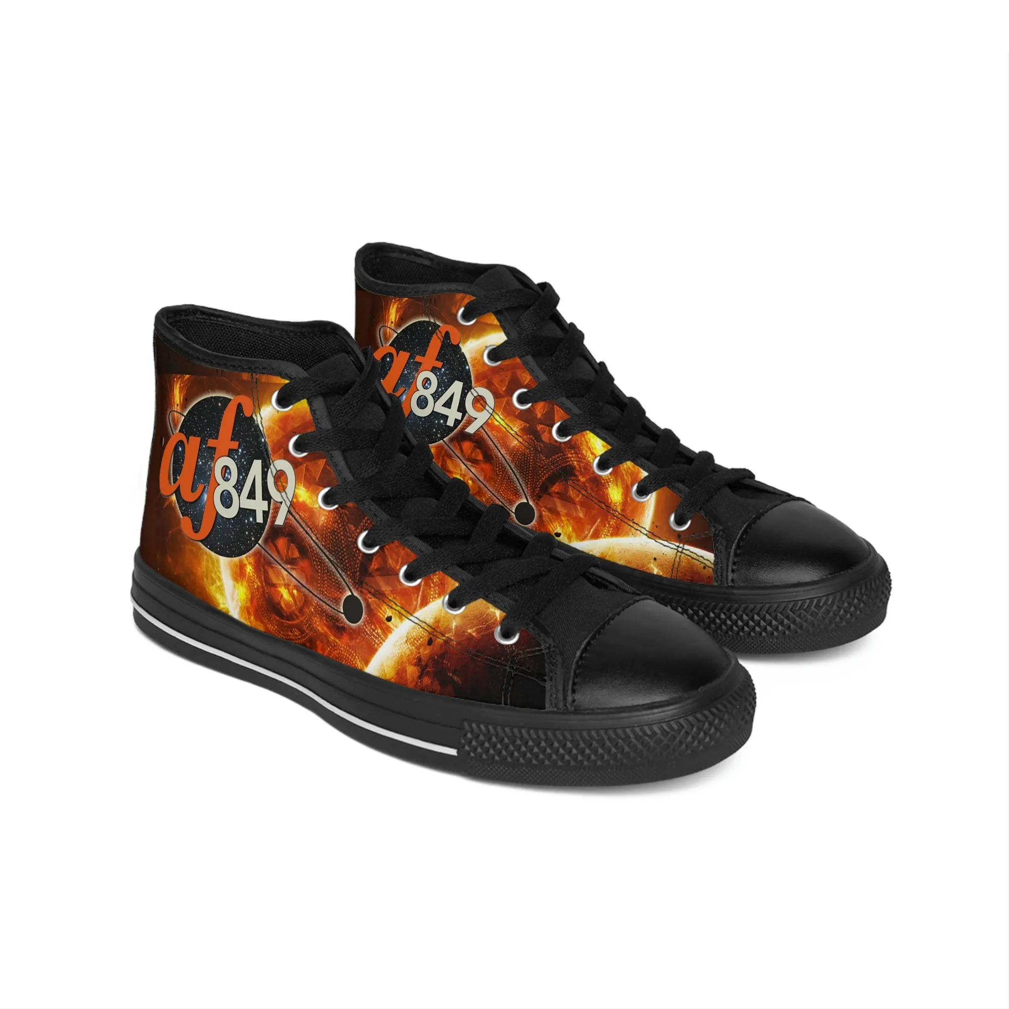 AFROFUTURISM Men's High-top Sneakers