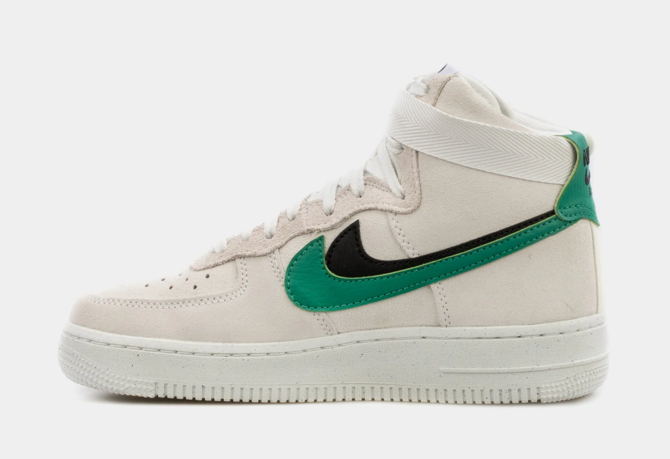 Air Force 1 High 82 Womens Lifestyle Shoes (White/Green)