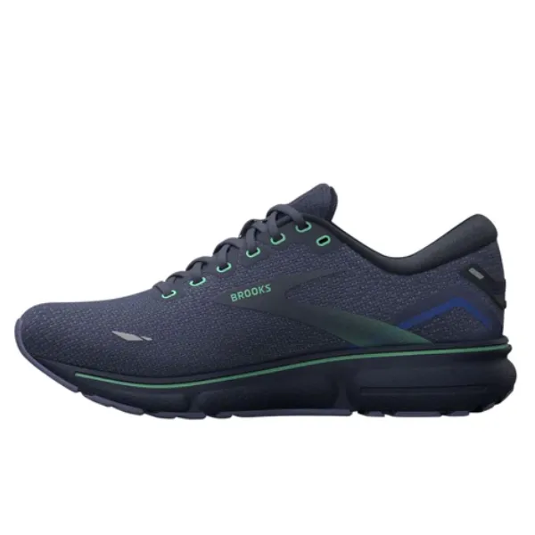 Brooks Men's Ghost 15 Crown Blue/Black/Green