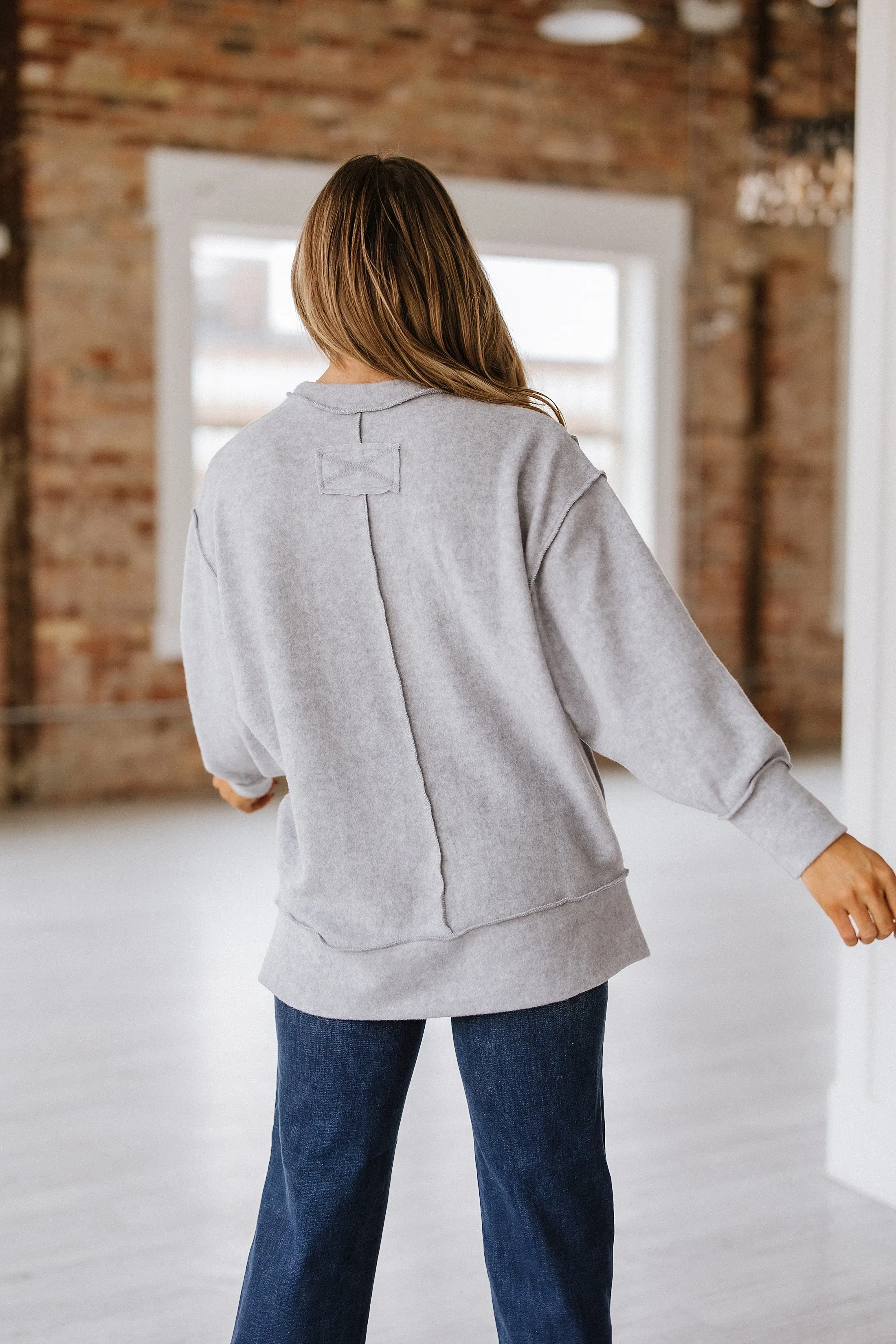 Carsey Oversized Brushed Sweater | S-3XL