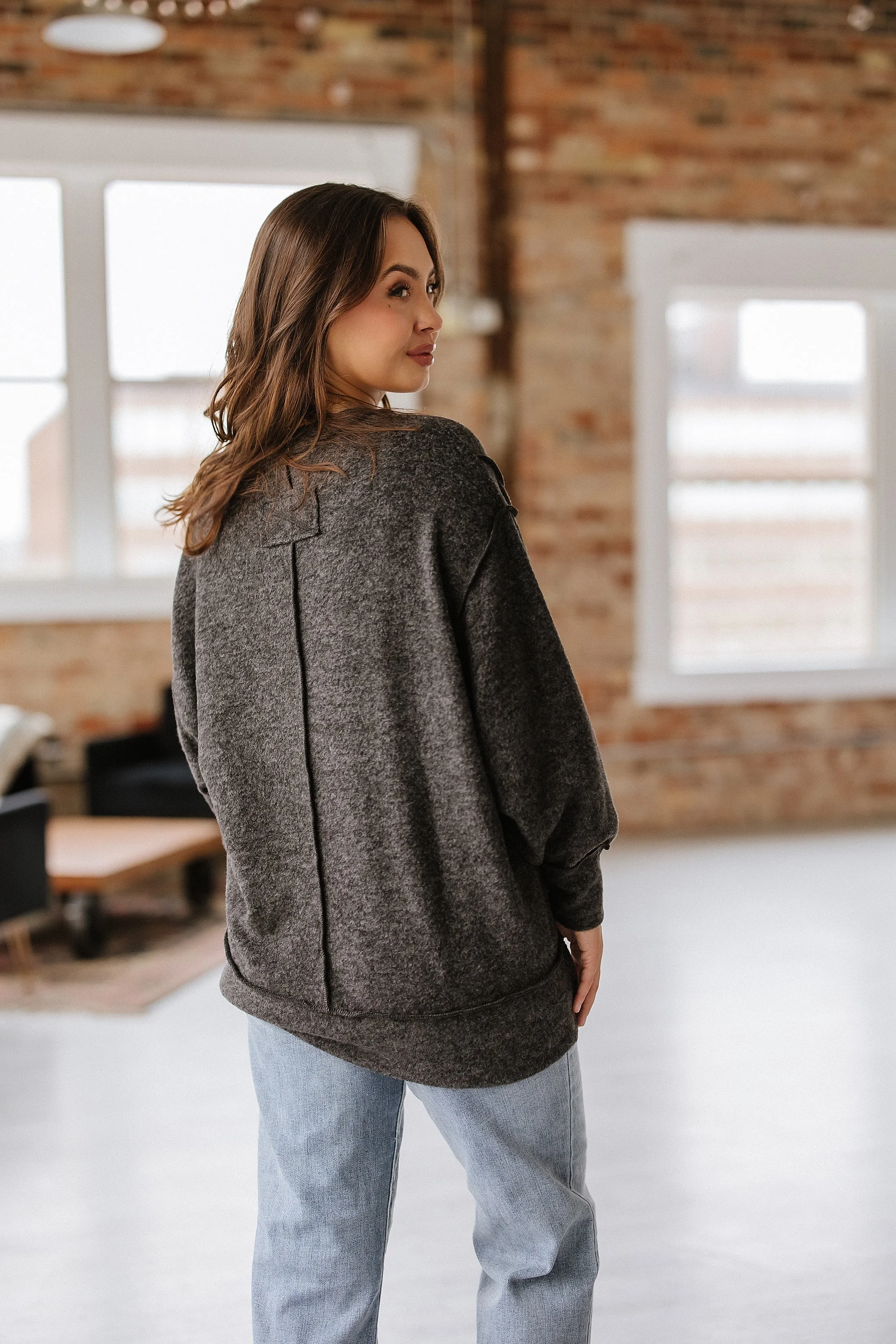 Carsey Oversized Brushed Sweater | S-3XL