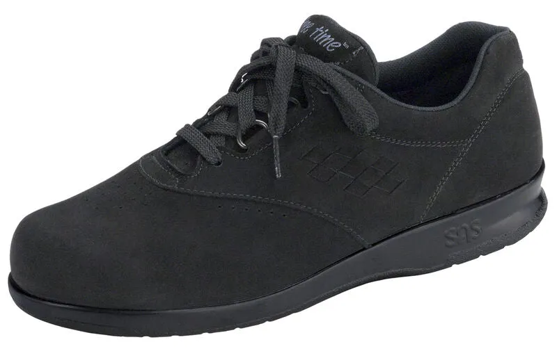 CHAR | SAS Women's Charcoal Free Time Walking Shoe-FREETIME095-Made in USA-Brandy's Shoes