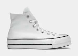 Chuck Taylor All Star Platform Hi Top Womens Lifestyle Shoes (White)