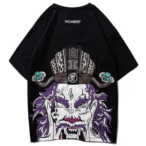 Create Mombert Printed Hip Hop Streetwear Loose Tees