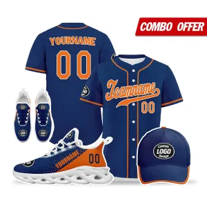 Custom Blue Orange Jersey MaxSoul Shoes and Hat Combo Offer Personalized ZH-D0b0090-c