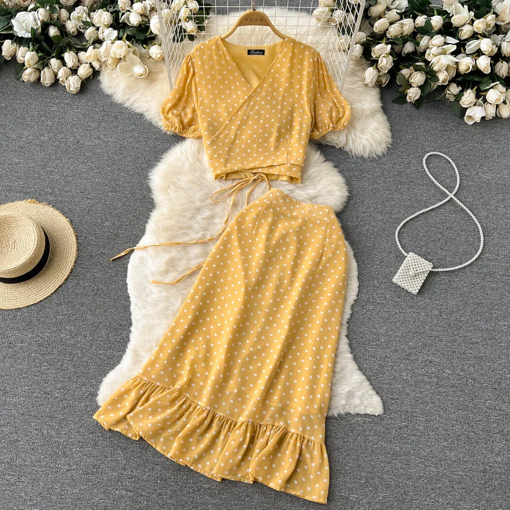 Cute A line two pieces dress fashion dress    S339