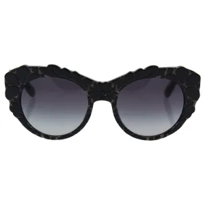 Dolce & Gabbana Dg 4267 2998/8g - Top Black Texture Tissue/grey Gradient By Dolce & Gabbana For Women - 53-20-140 Mm Sun