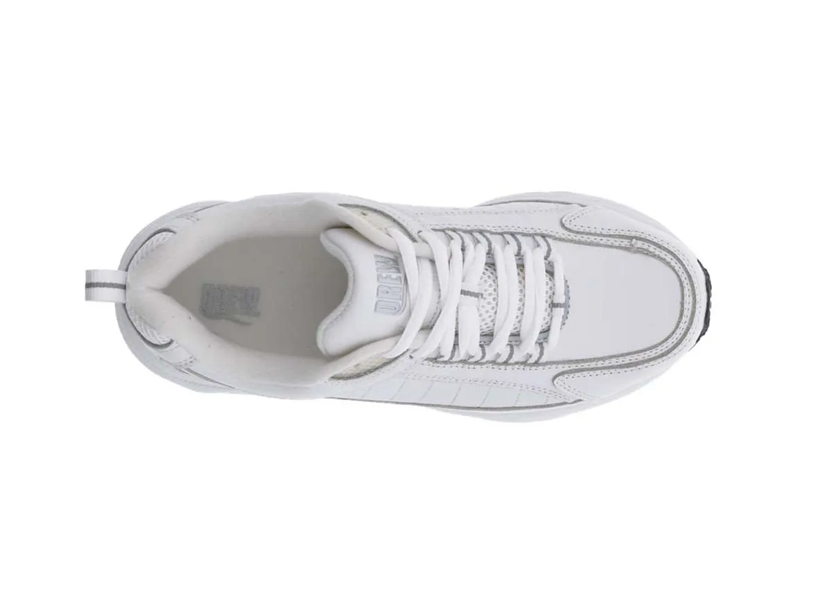 Drew Fusion Women Sneaker Shoe In White Calf