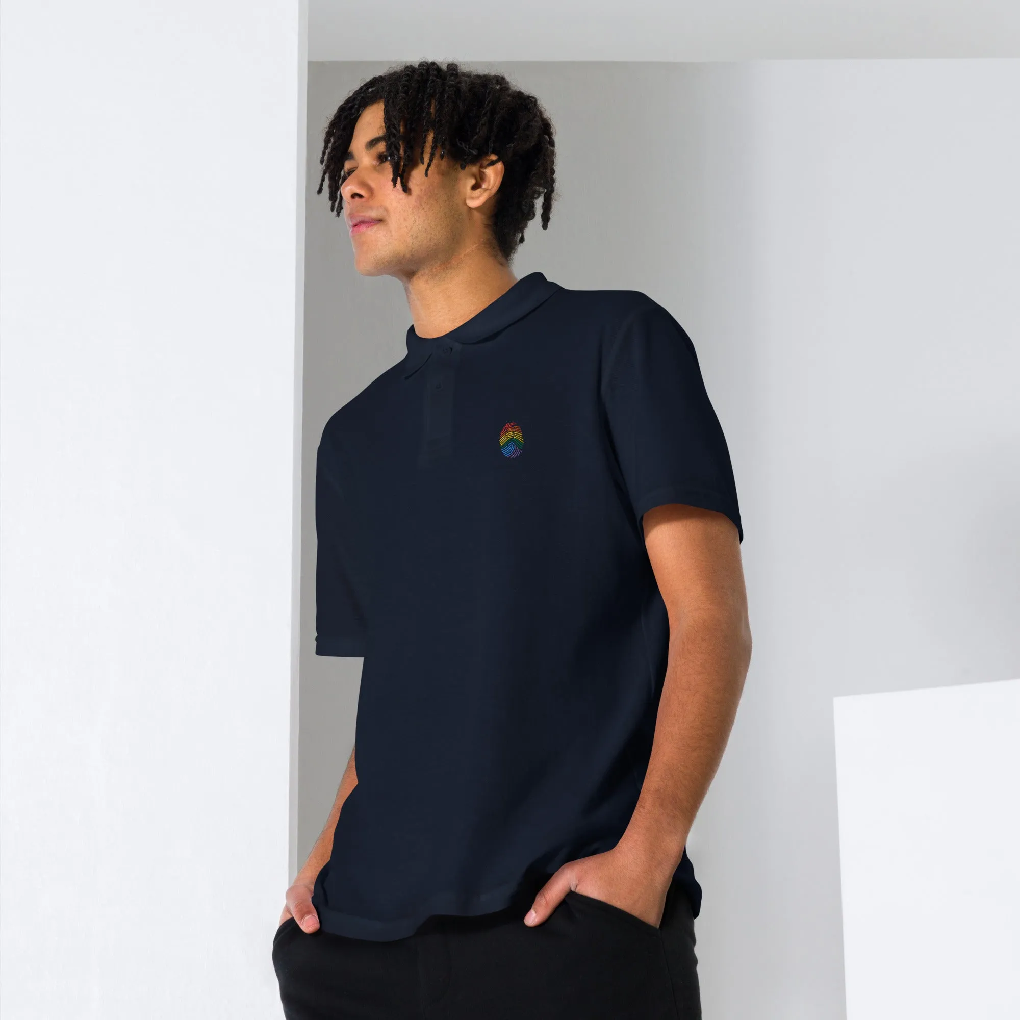 Embroidered Polo Shirt (dark colors)