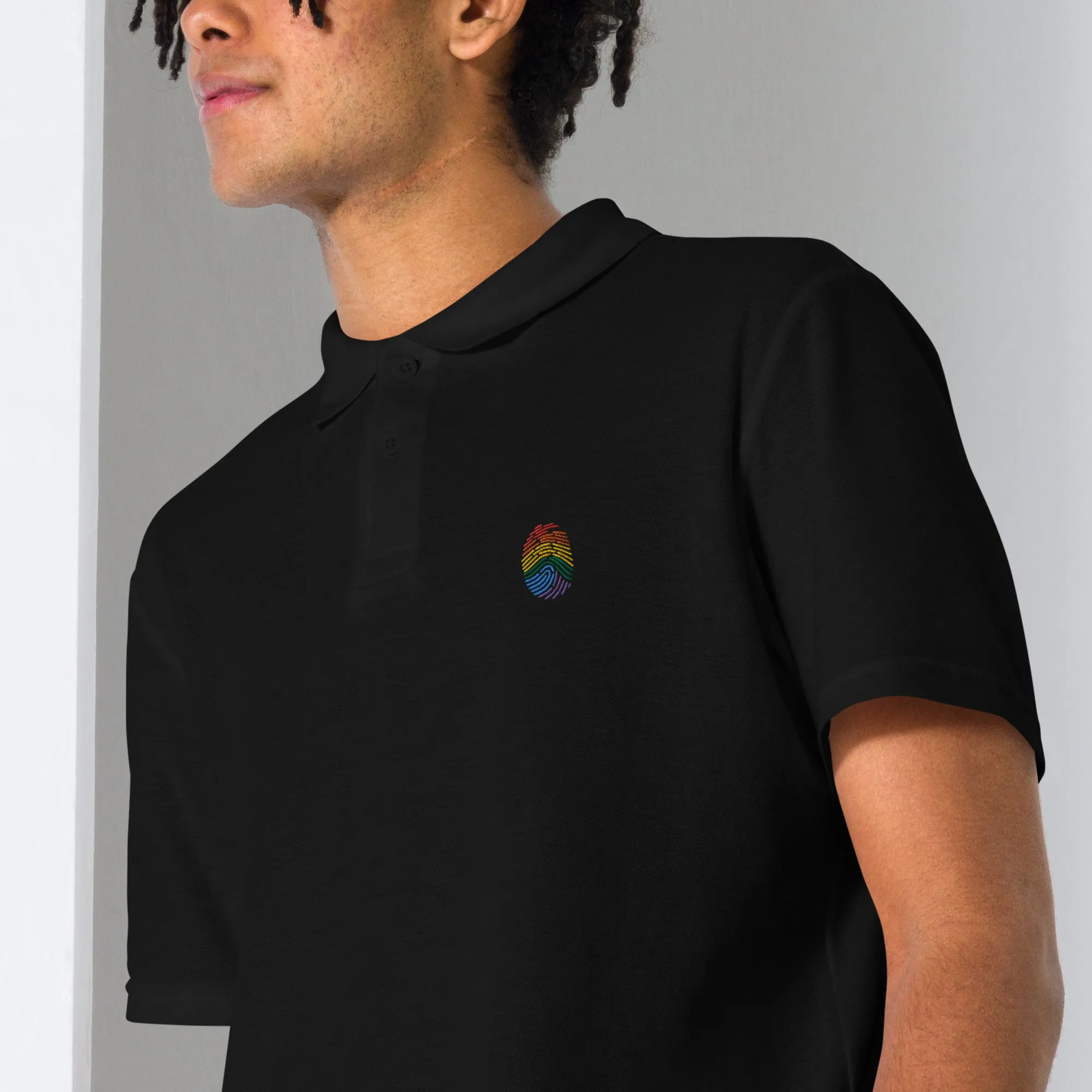 Embroidered Polo Shirt (dark colors)