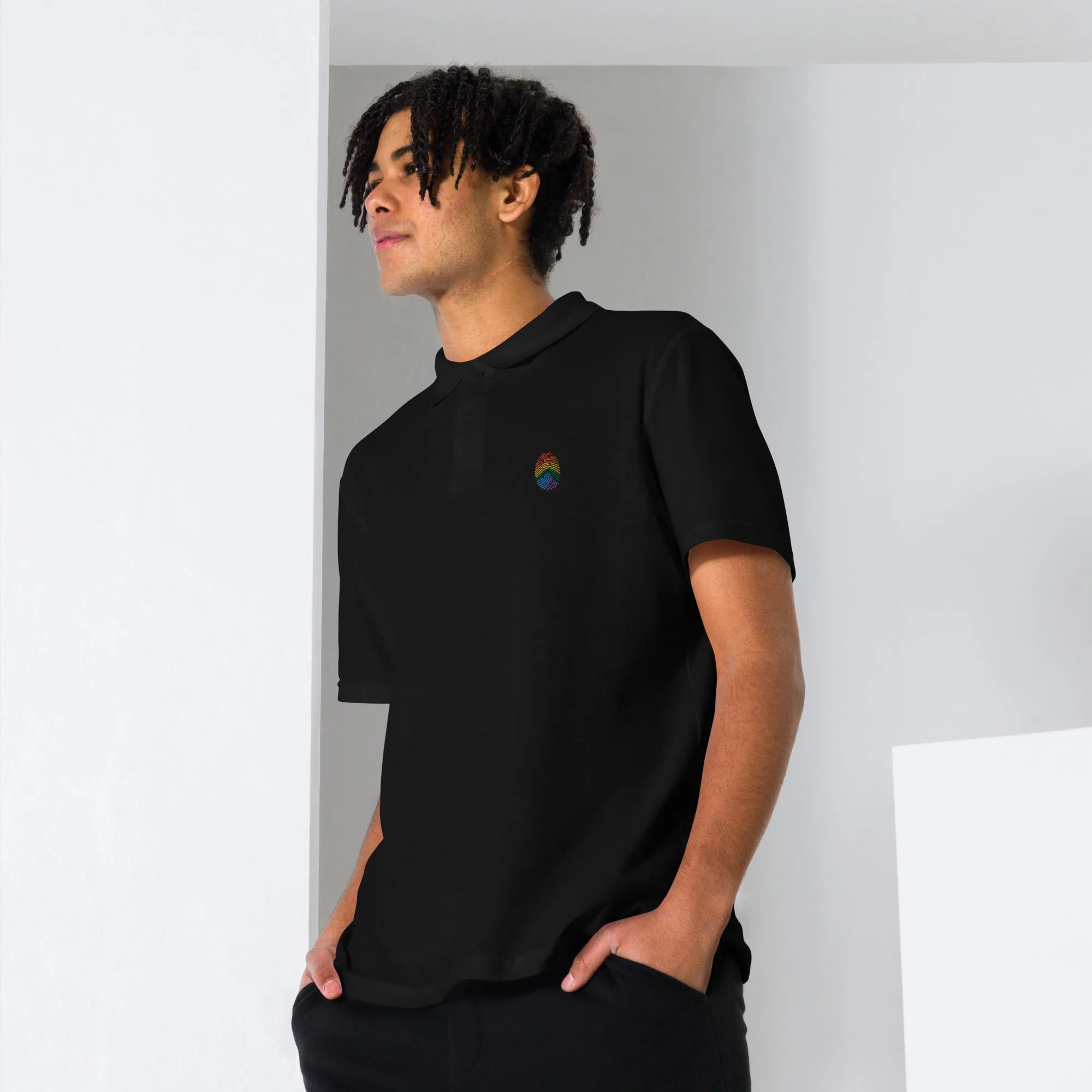 Embroidered Polo Shirt (dark colors)