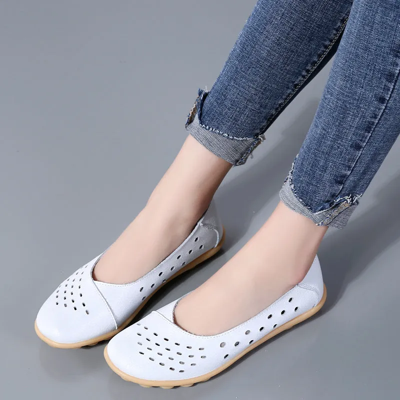 Enhance Comfort with Owlkay Pregnant Casual Flat Sole Single Women Shoes