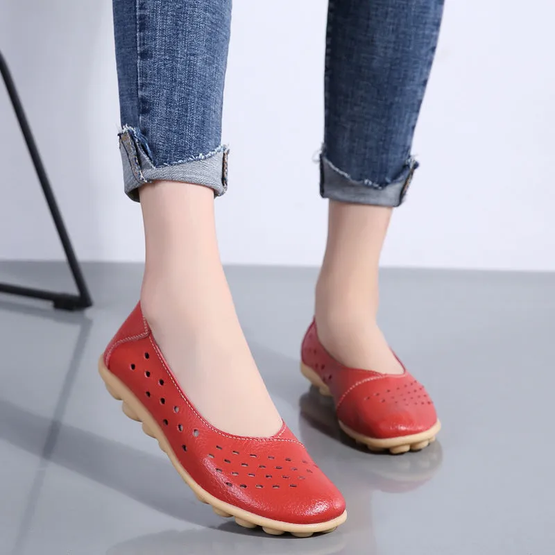 Enhance Comfort with Owlkay Pregnant Casual Flat Sole Single Women Shoes