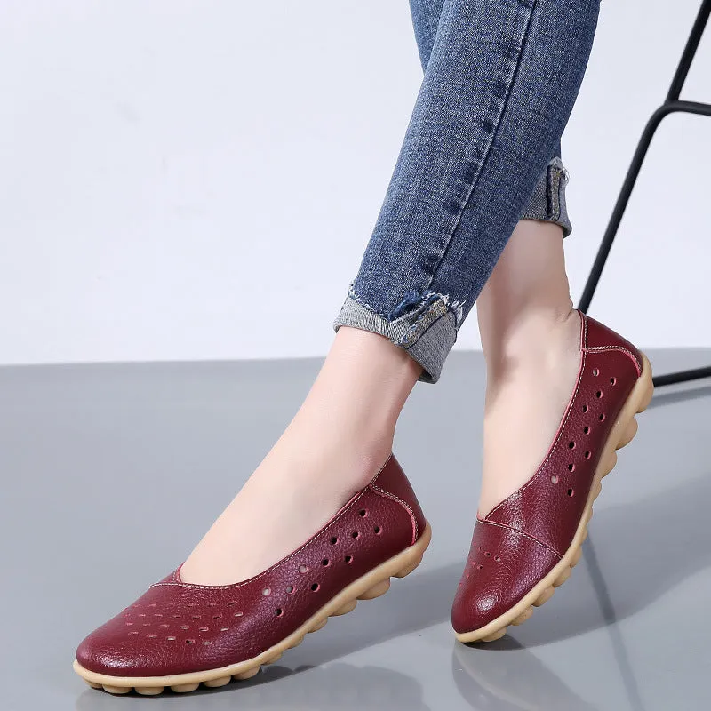 Enhance Comfort with Owlkay Pregnant Casual Flat Sole Single Women Shoes