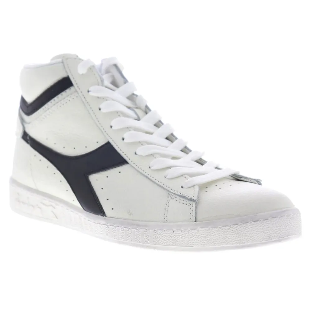 Game L Waxed High Top Sneakers