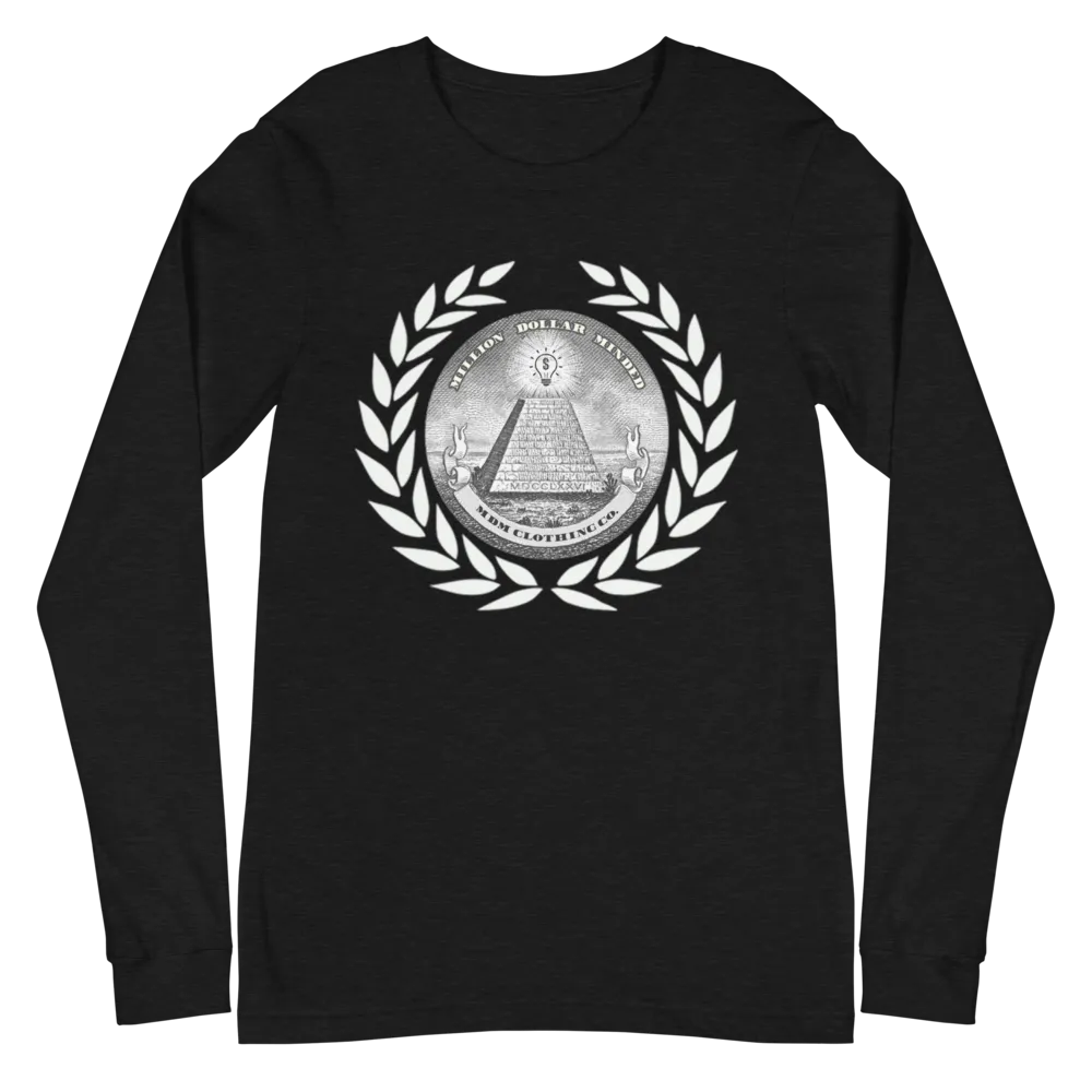 Great Seal White Text Long Sleeve Tee