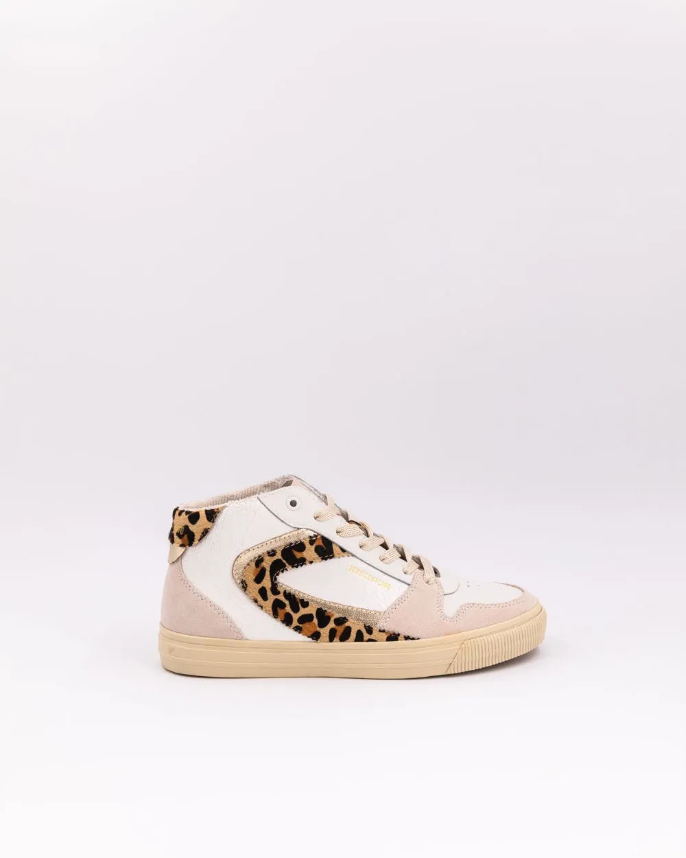 Jade Dbl Leo Gold Hi Sneakers