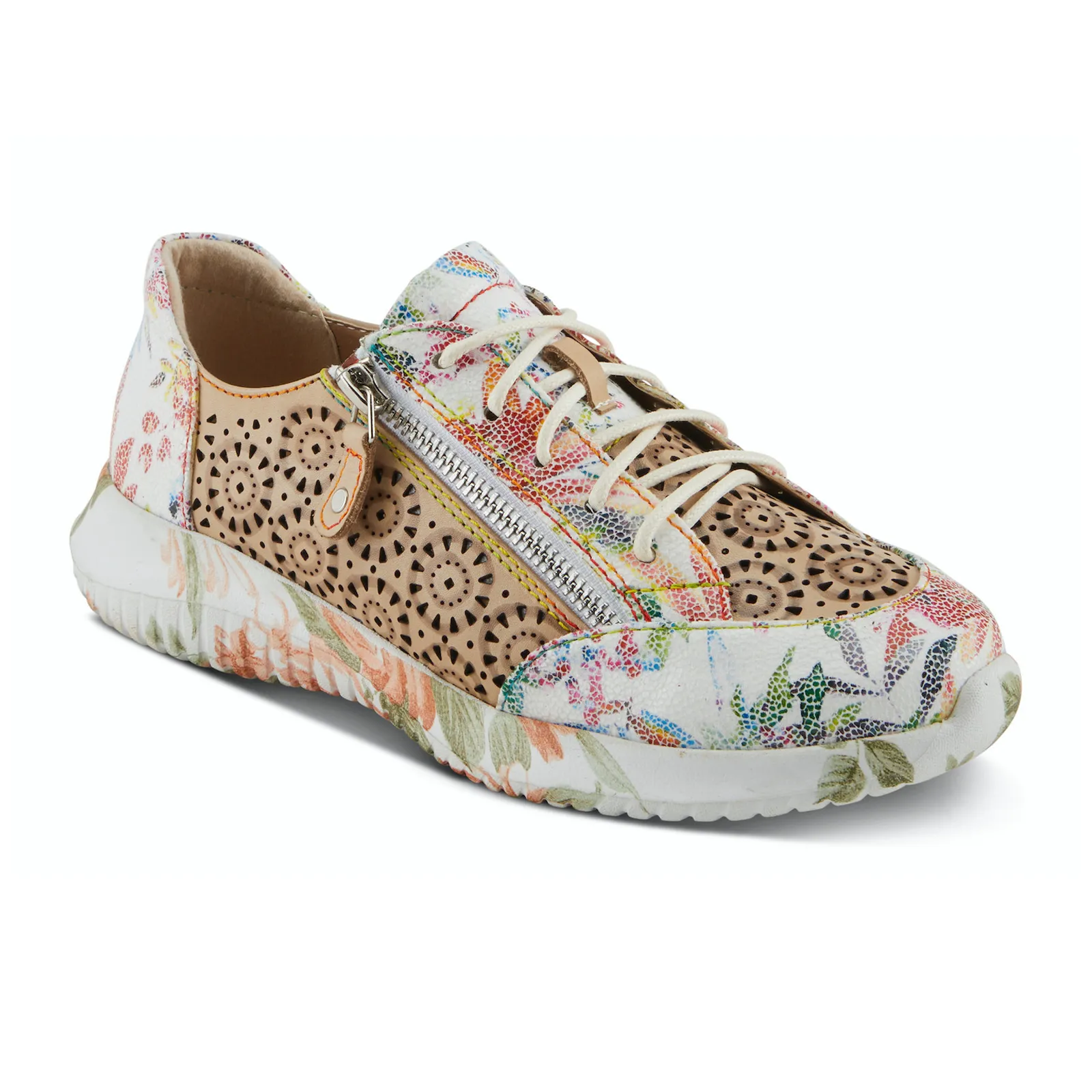 L'Artiste Jazzie Sneaker (Women) - Beige Multi