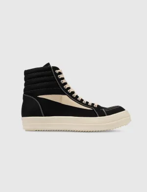 LIDO DRKSHDW VINTAGE HIGH SNEAKERS "BLACK/MILK"