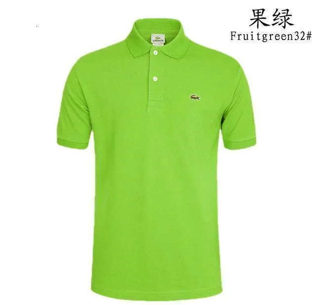 Man Polo Shirt Brand Mens Casual Deer Embroidery Polo shirt Men Short Sleeve High Quantity Polo Men 251