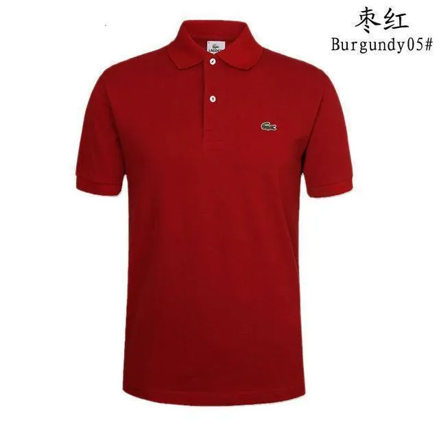 Man Polo Shirt Brand Mens Casual Deer Embroidery Polo shirt Men Short Sleeve High Quantity Polo Men 251