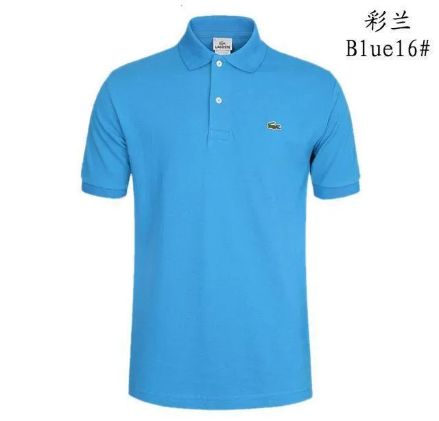 Man Polo Shirt Brand Mens Casual Deer Embroidery Polo shirt Men Short Sleeve High Quantity Polo Men 251