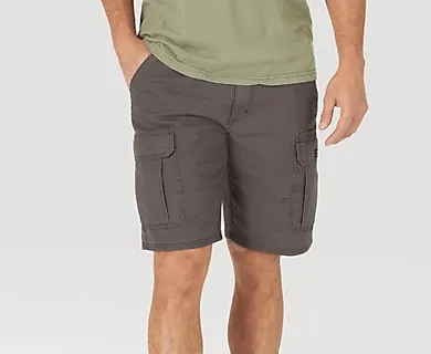 Men Cargo Shorts - Grey