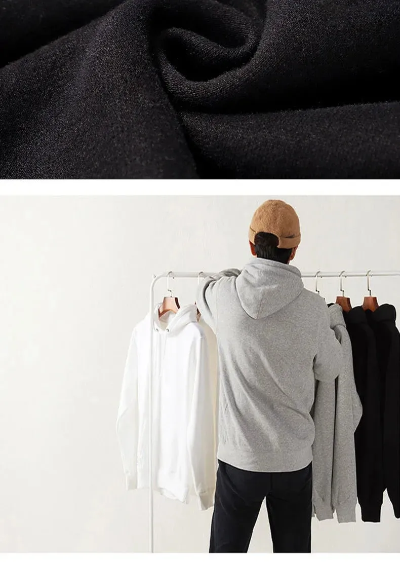 Men Hooded Biker Pullover. Hoody Warm Male Hip Hop Sportswear.