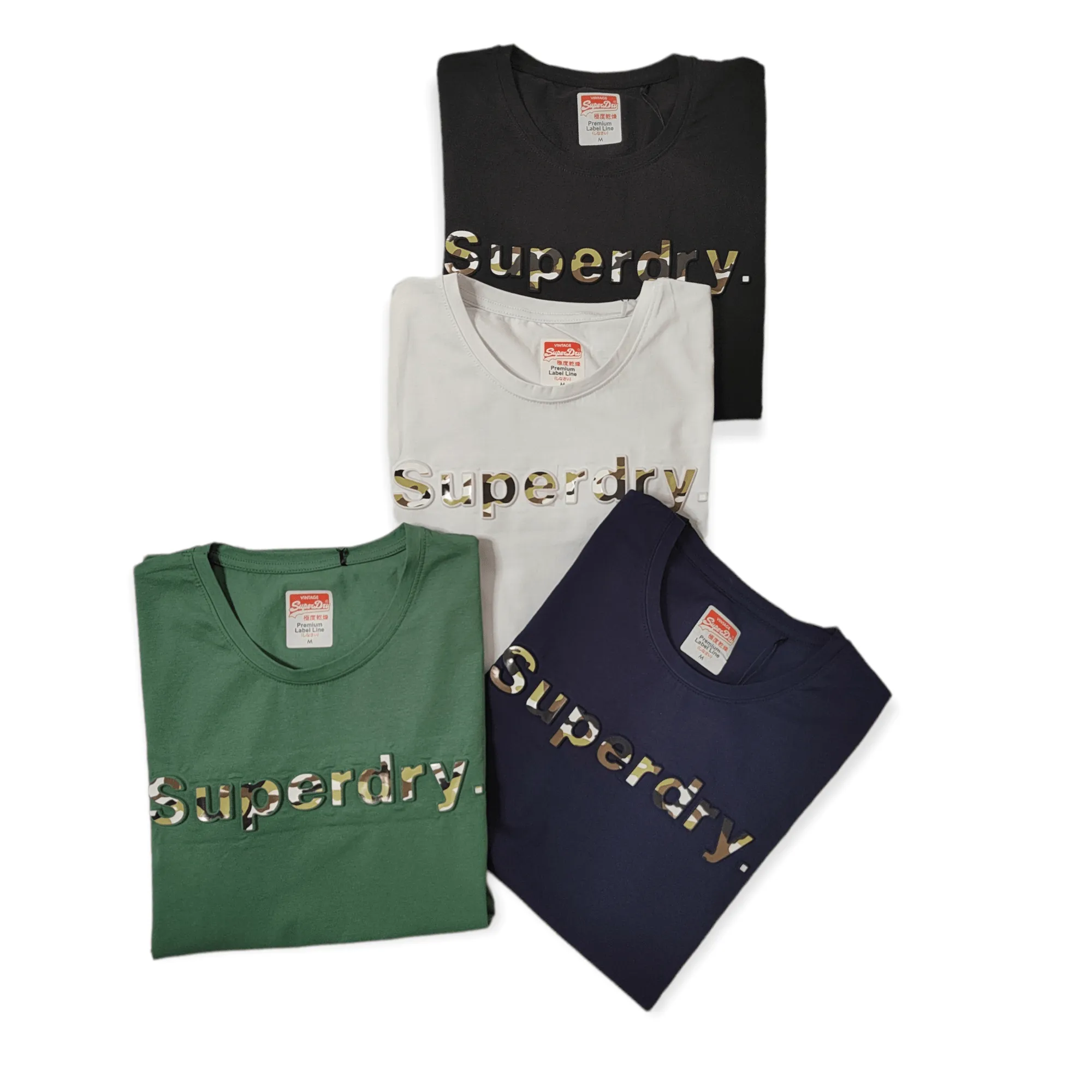 Men Round Tshirt (Superdry) - White