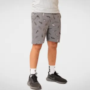 Men Shorts - Print - Dark Grey (pic)