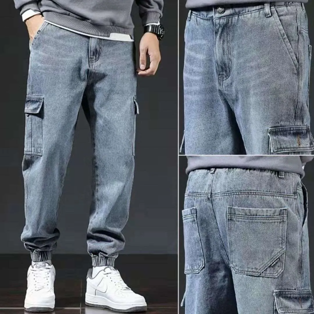 Men's Casual Multi-pocket Jeans