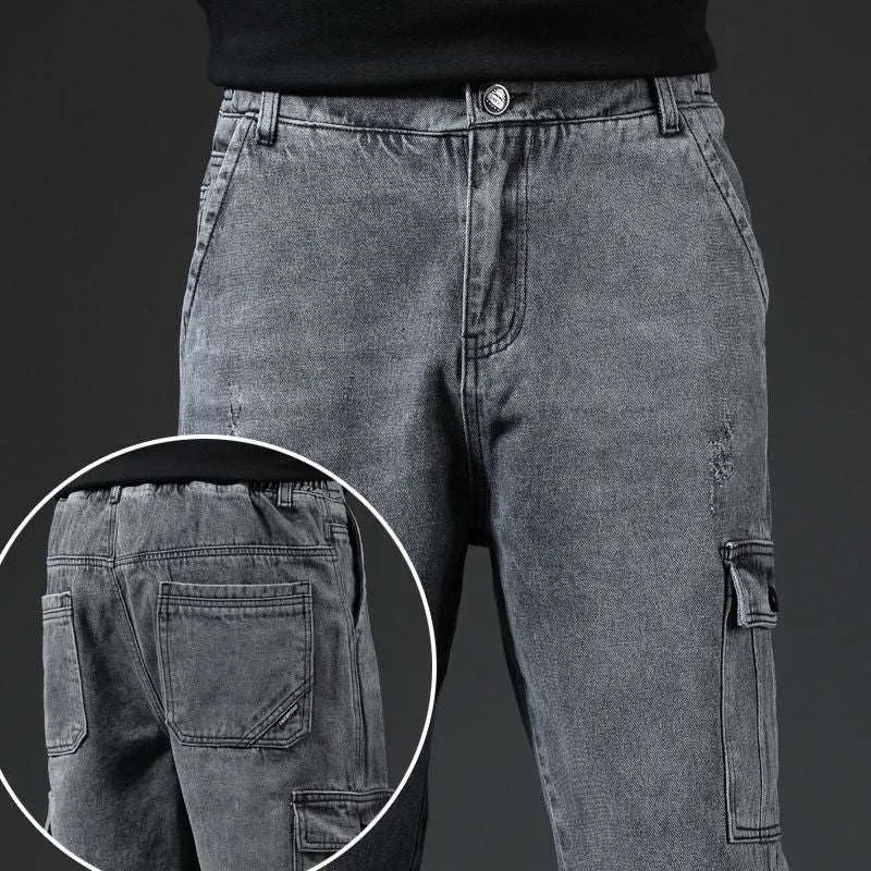 Men's Casual Multi-pocket Jeans