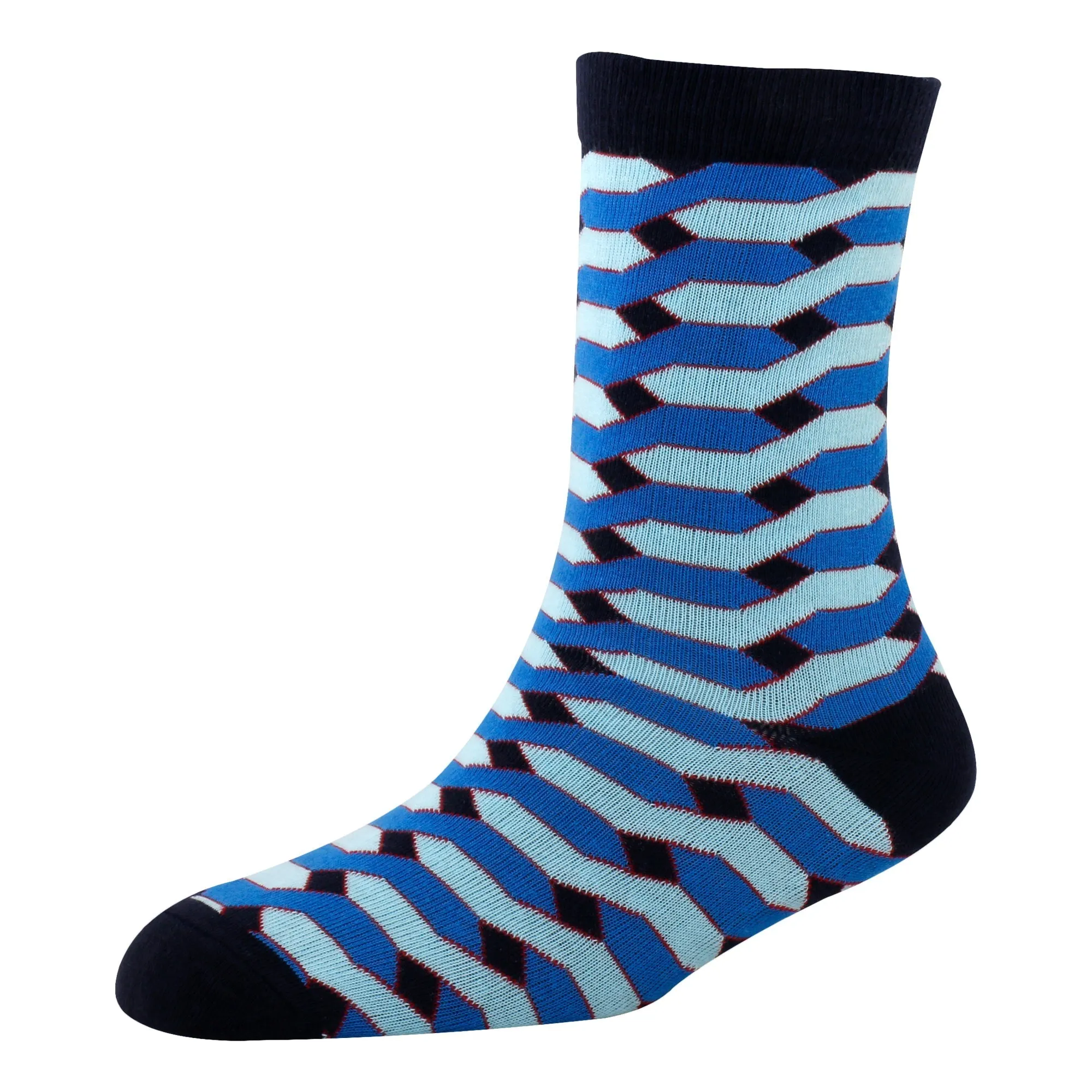 Men's FL06 Pack of 3 Cotton Fashion Crew Socks