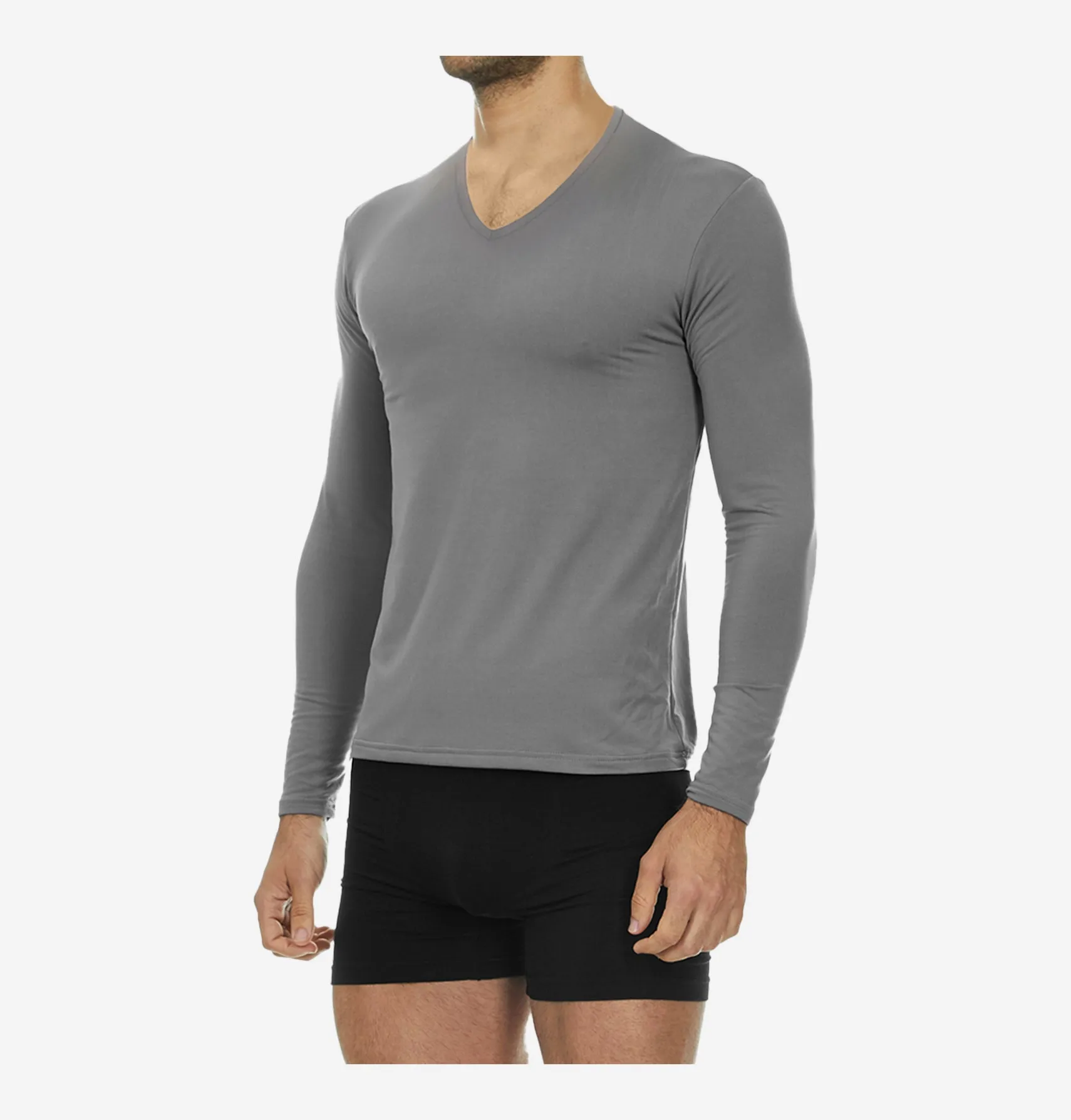 Men's V-Neck Thermal Top