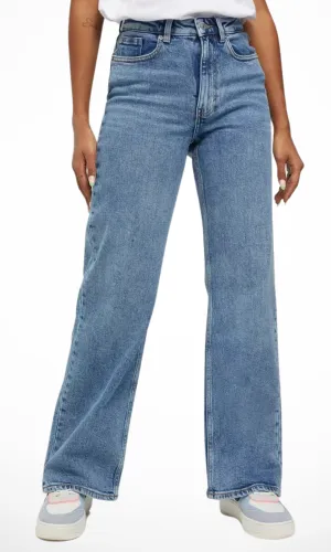 Original Women Wide Leg Jeans (Mid Blue)