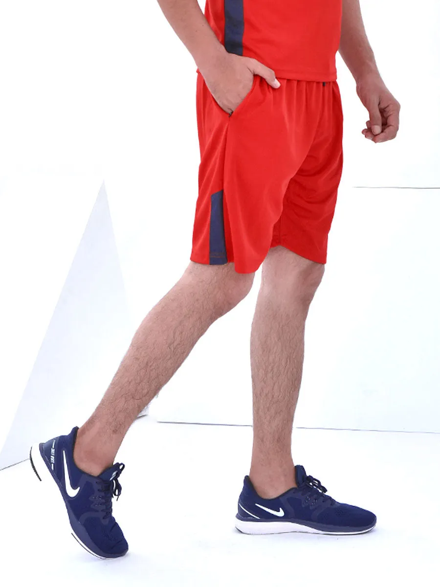 Performance Pro - Shorts - Red / Navy Blue