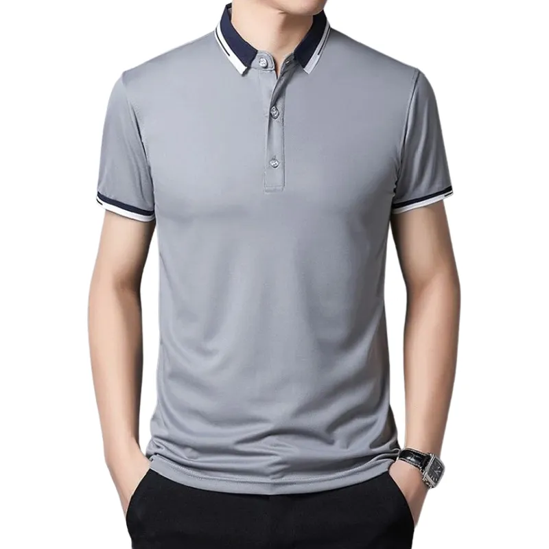 Pologize™ Elegant Solid Color Polo Shirt