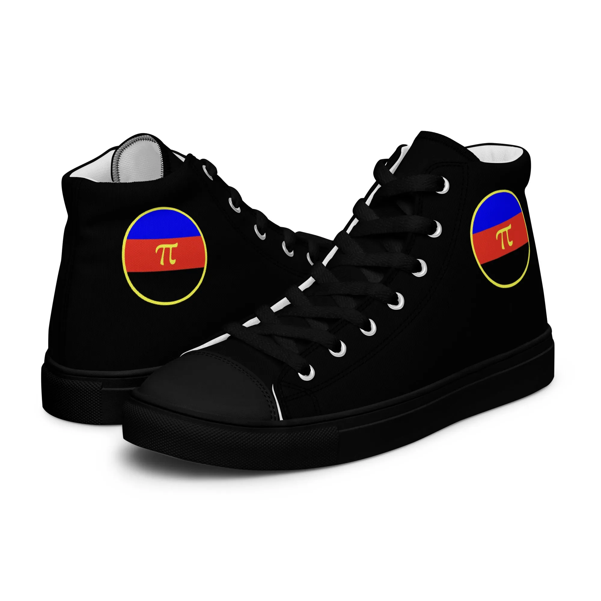 Polyamorous Polyamory Pride Women’s High Top Canvas Athletic Shoes