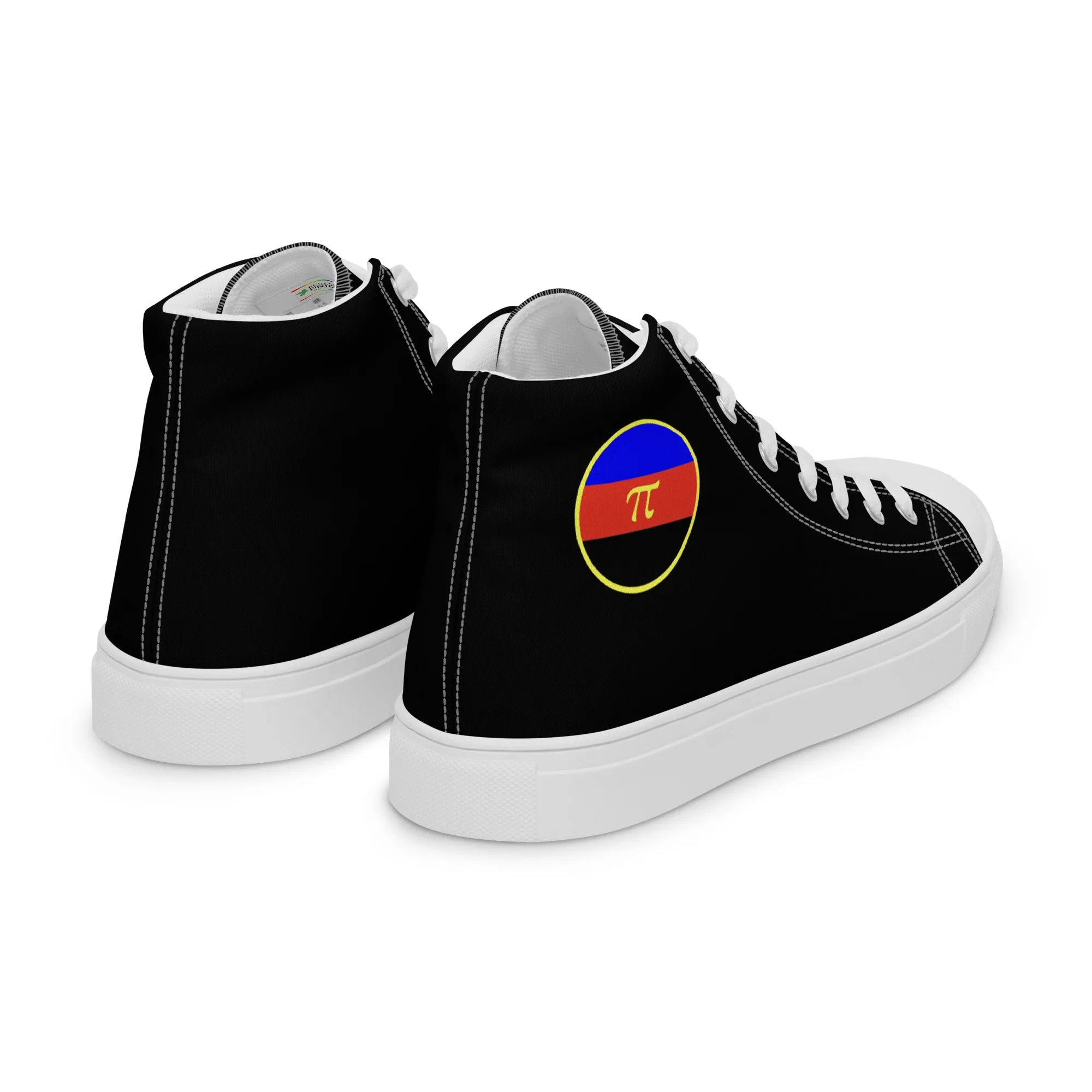 Polyamorous Polyamory Pride Women’s High Top Canvas Athletic Shoes