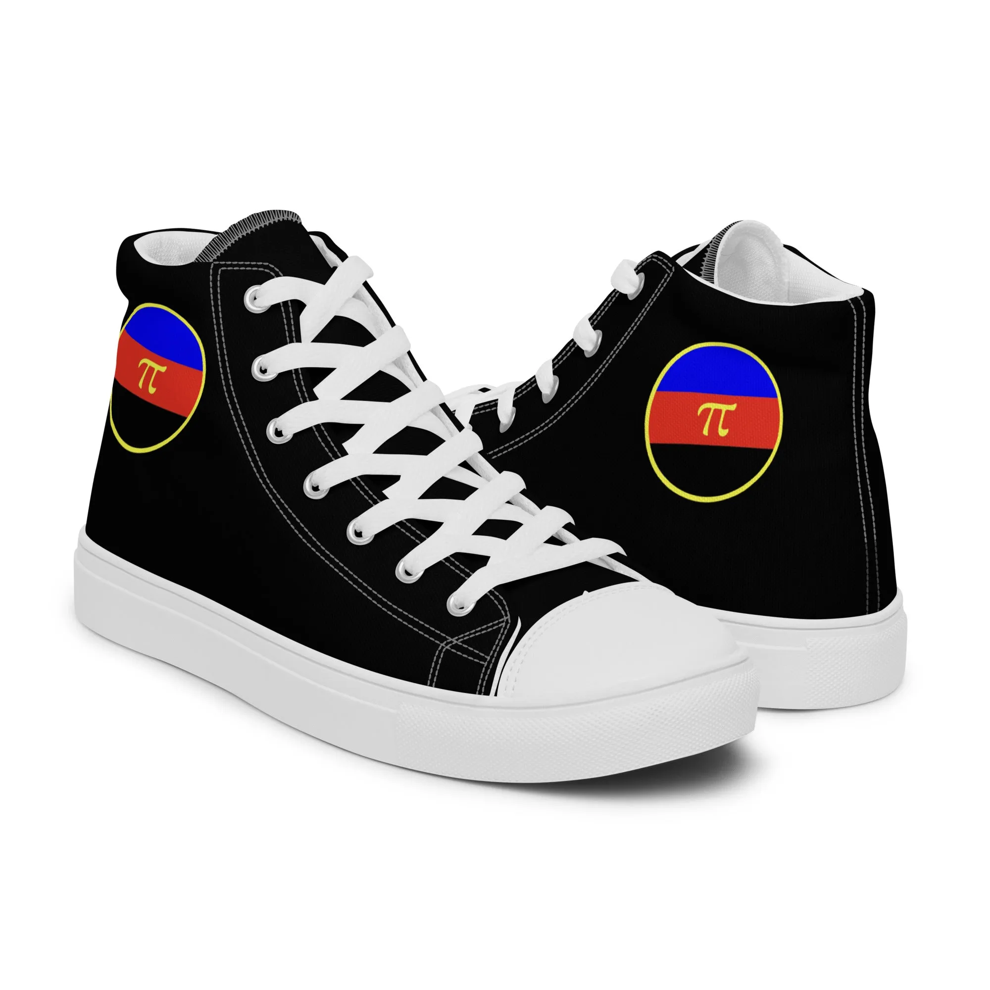 Polyamorous Polyamory Pride Women’s High Top Canvas Athletic Shoes