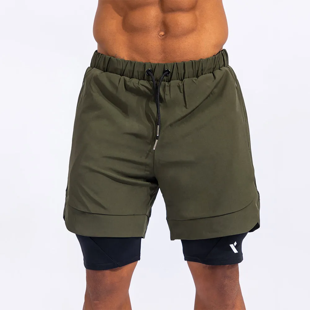 Quwati Men's Reps 2-in-1 Shorts