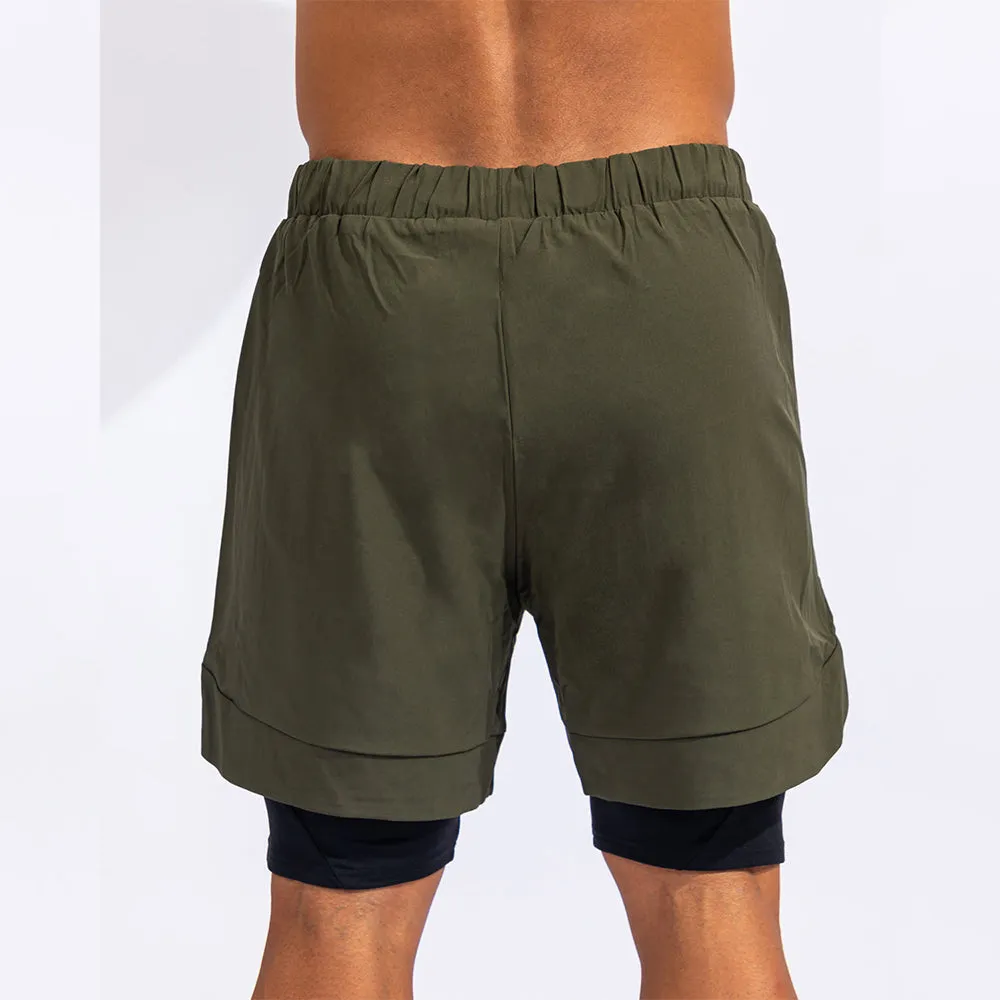 Quwati Men's Reps 2-in-1 Shorts