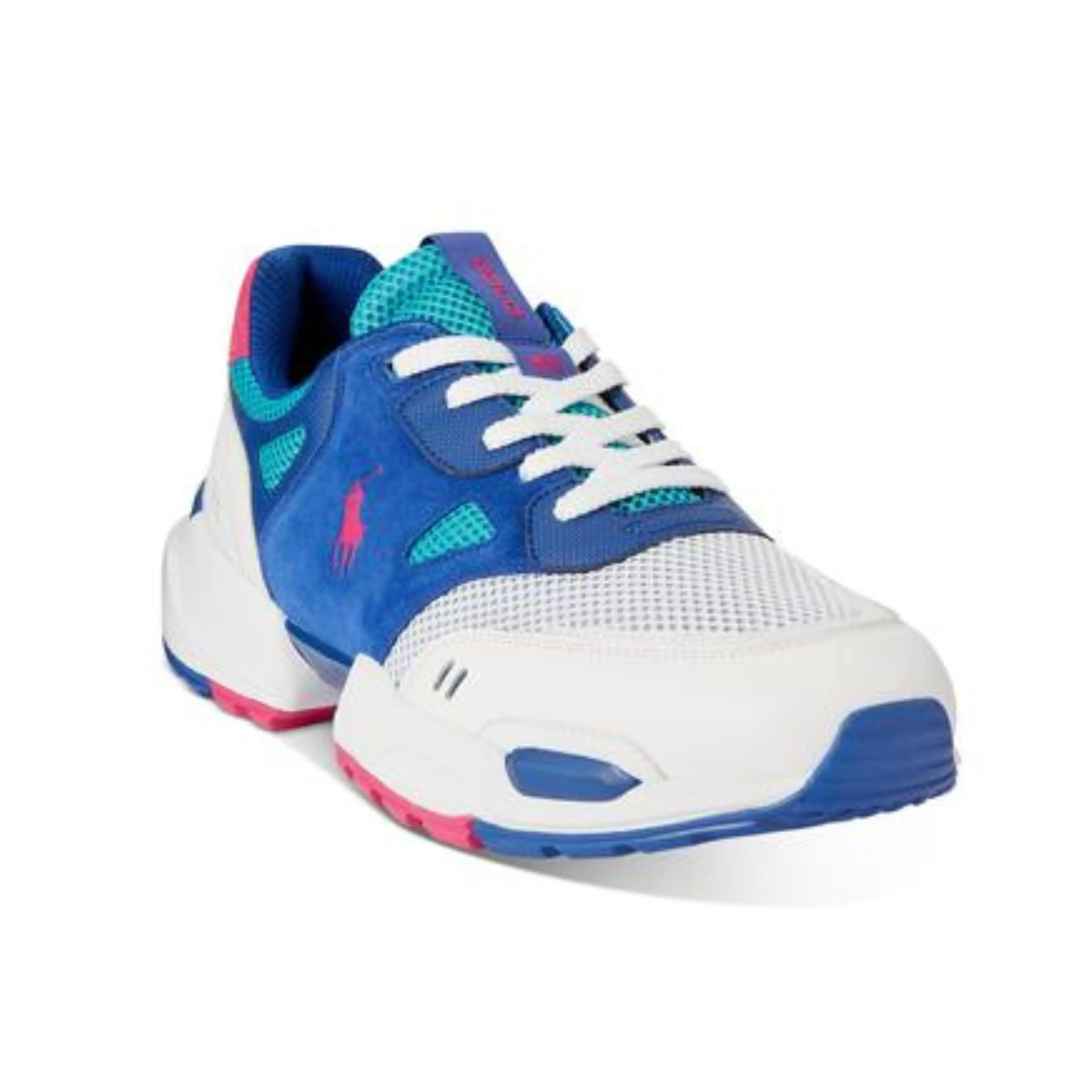 RALPH LAUREN -  Colorblocked Lace-up Sneakers