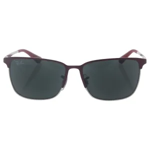 RAY BAN Sunglasses R J9535S 245/71 Top Matte Red On Silver 51MM