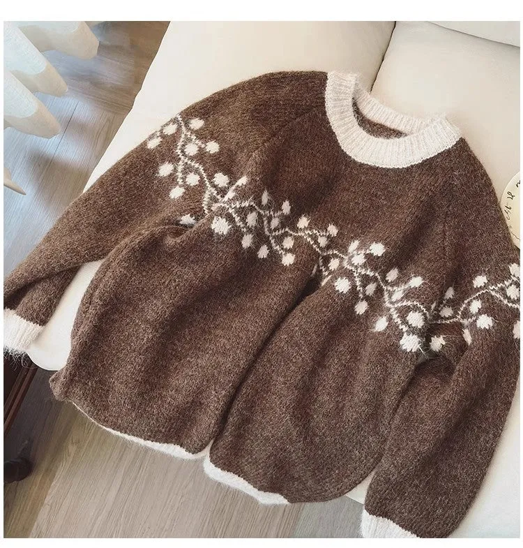 round neck sweater for women new style outer wear      S4880