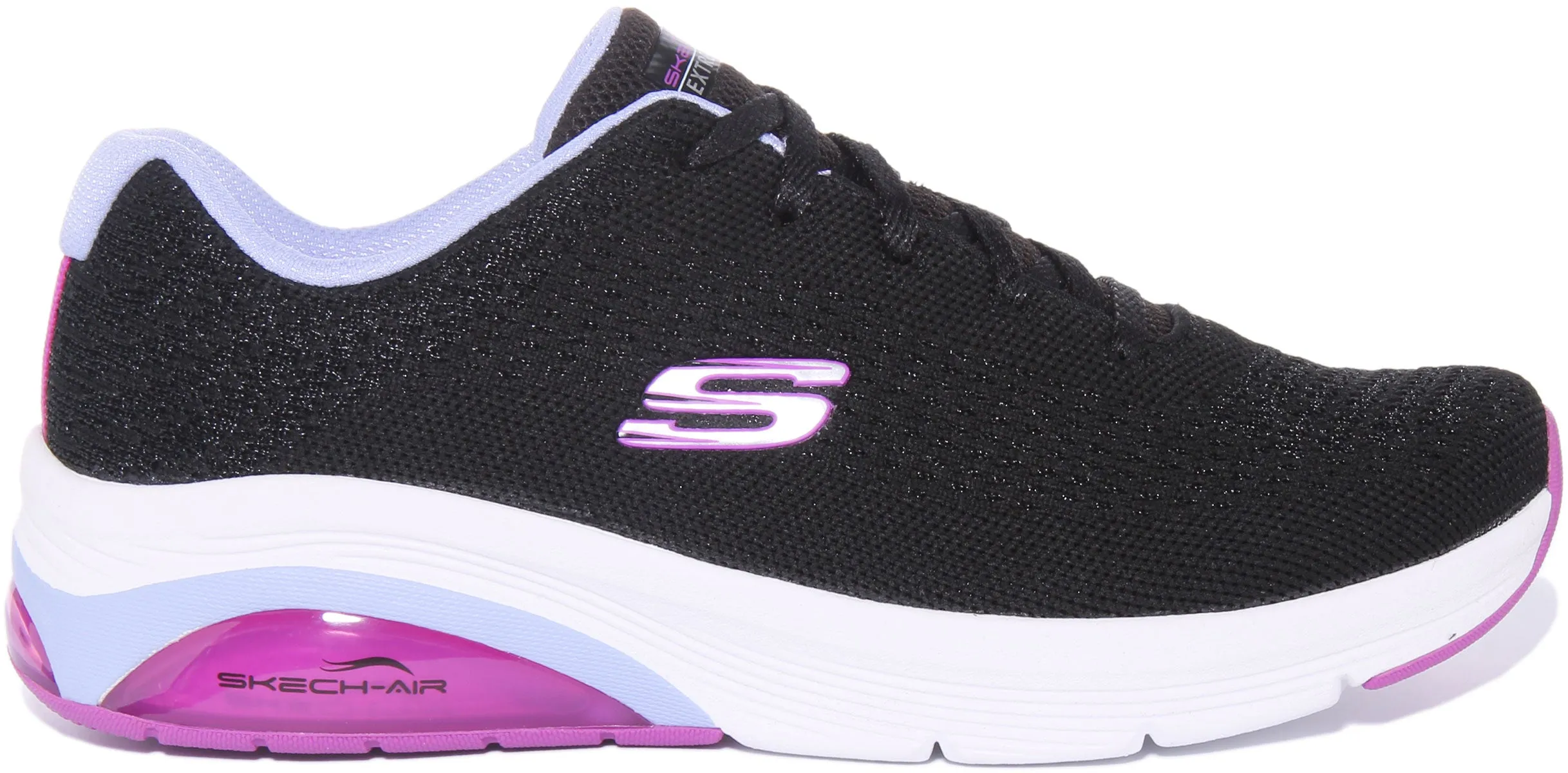 Skechers Classic Vibe In Black Pink For Women