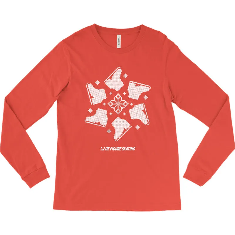 Snowflake Skate, Jersey Long-Sleeve T-shirt