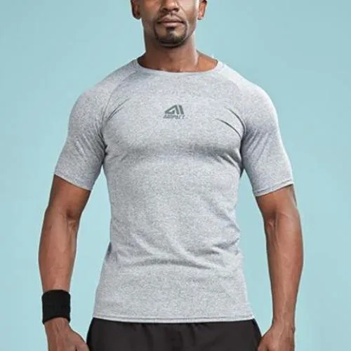 Solid Color Quick Dry Compression Shirt