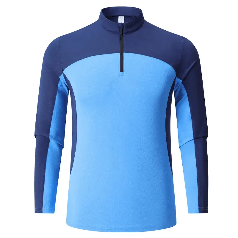 Sports Men's Half-Zip Long Sleeves Shirt - SF2070